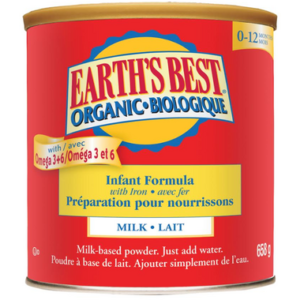 Earth's Best Organic Infant Formula with Iron 0-12 months